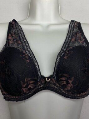 Montelle BLK/COPPER Lightly Lined Plunge, 36B *P1005